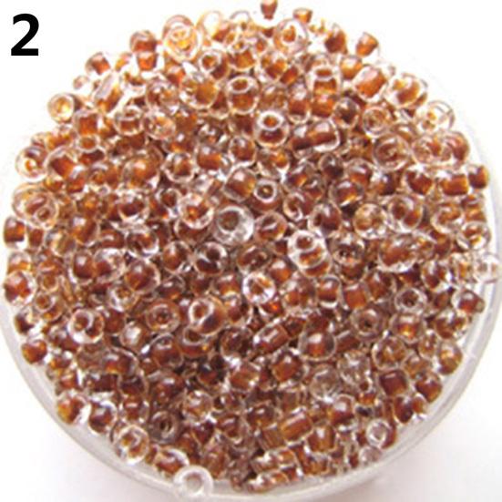 500Pcs 2mm Round Glass Seed Beads for DIY Bracelet Necklace Jewelry