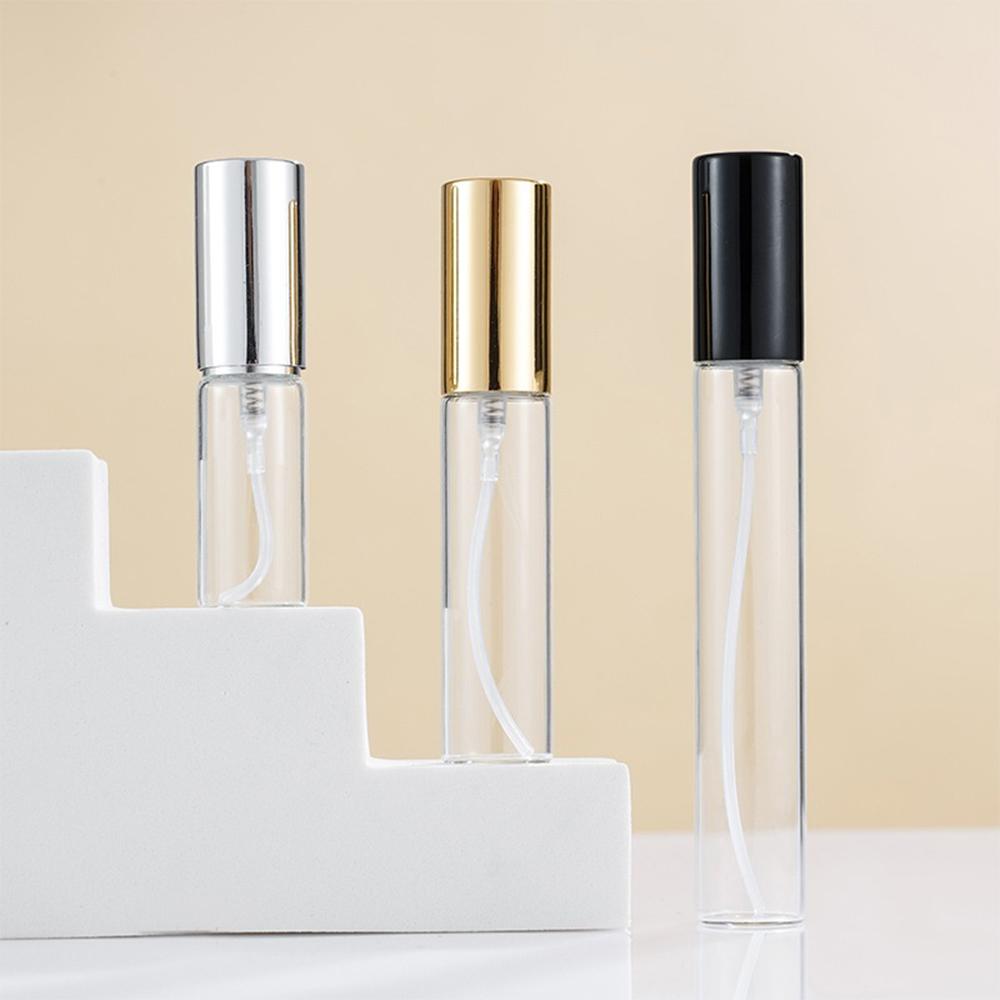 

50pcs 100pcs 5ml 10ml 15ml Portable Empty Cosmetic Case Travel Spray Bottle Perfume For Gift Sample Bottle Parfum Makeup 5ml&50pcs
