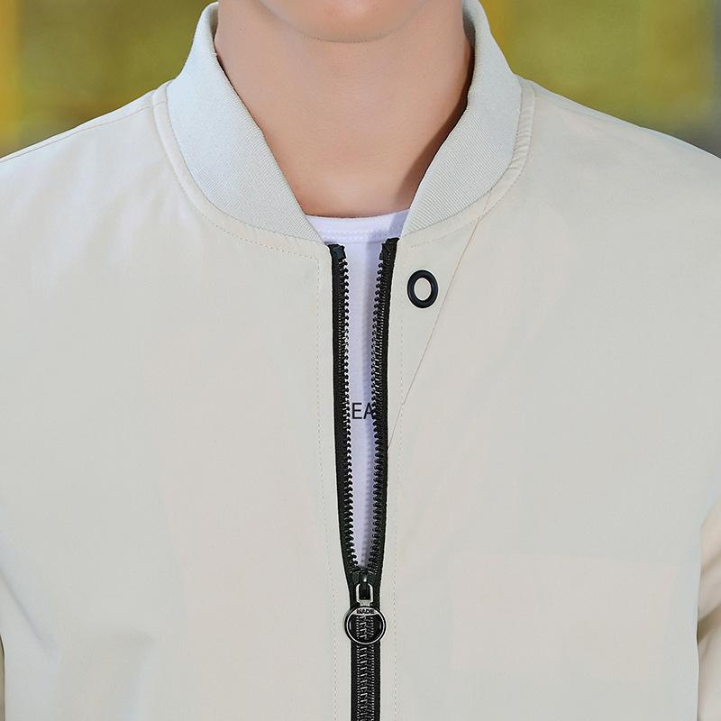 Men's Autumn Baseball Collar Trend Thin Casual Outside Men's Jacket Youth Clothing