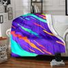 1pc Colorful Flow Pattern Blanket Warm, Cozy, And Soft, Suitable for Sofas, Beds, Cars, And Office Use.Perfect for Camping And Travel, Making It a Gre