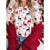 Fashion Hot Sale Christmas Halloween Double Series 3D Printed Women's Trend Crew Neck Loose Short Sleeve T-Shirt
