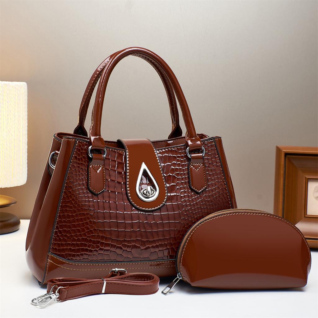 Korean Version of the Mother Bag Soft and Durable Fashion Exquisite New Light Luxury Commuter Shoulder Slanting Cross Handbag