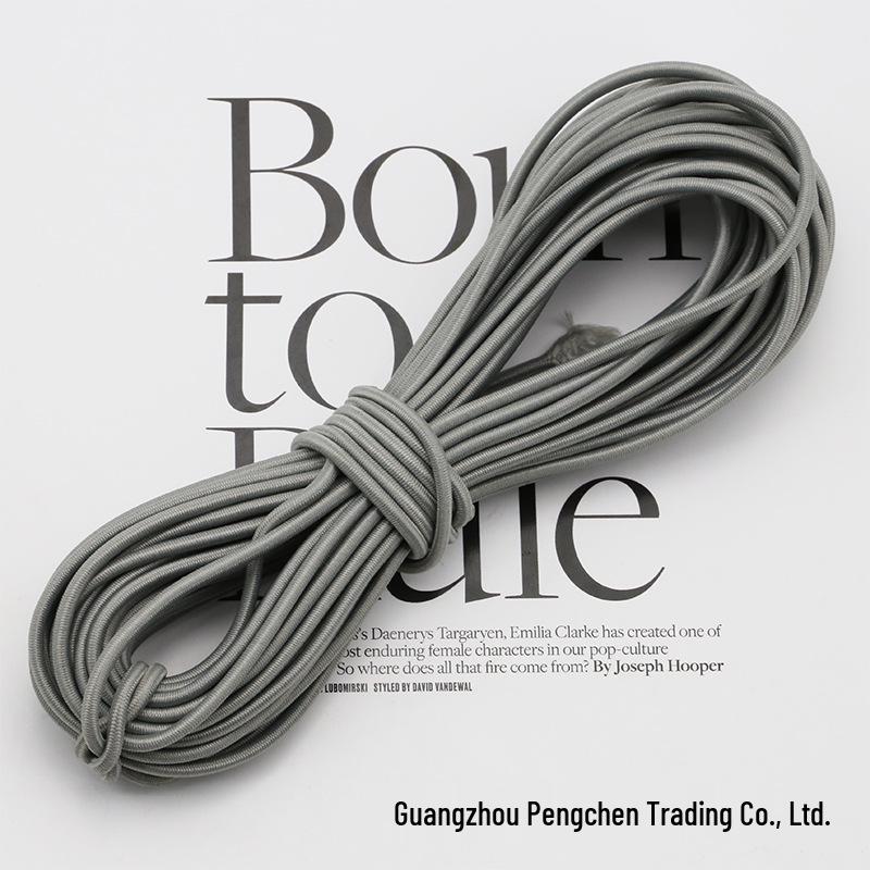 2.5mm High Elasticity Colorful Elastic Rubber Cord