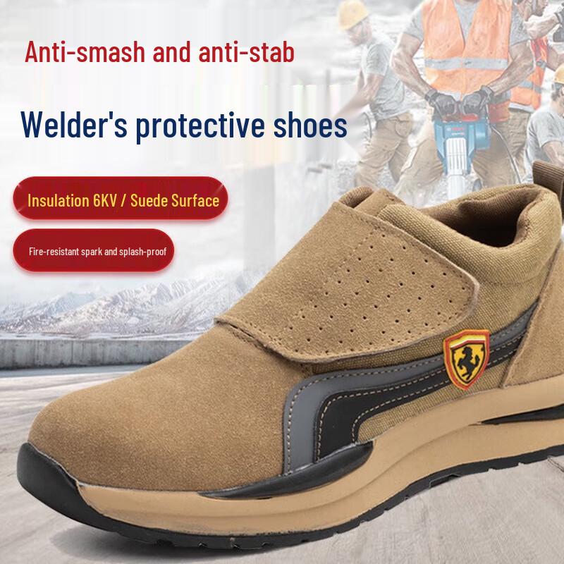Insulated Welder Anti-Smash Puncture-Proof Safety Shoes 36