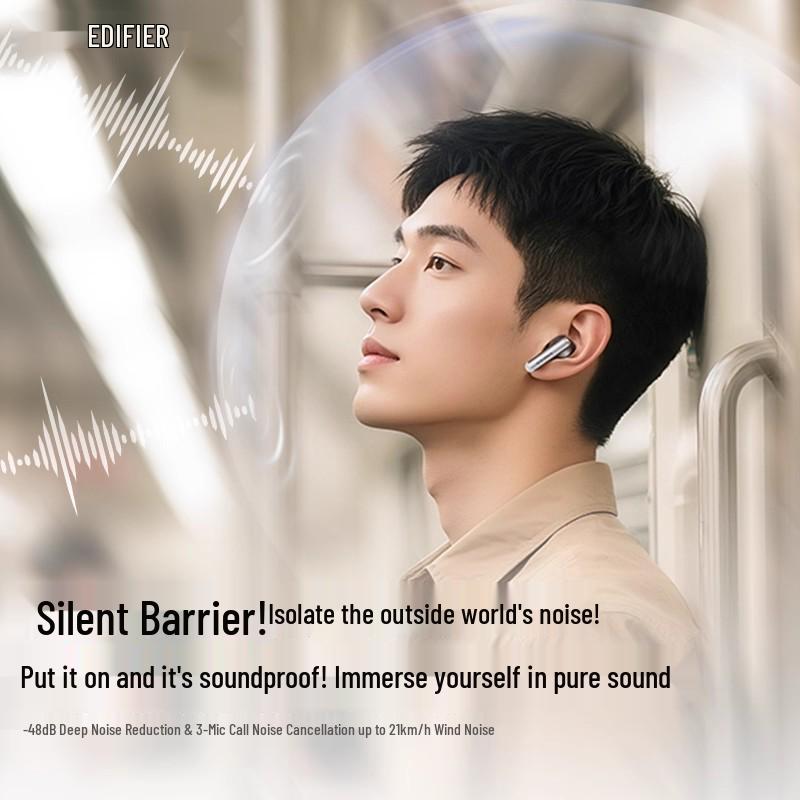 

Edifier Comfo Clip Q Bluetooth Ear Clip Wireless Earphones for Sports and Gaming Secret Night Blue