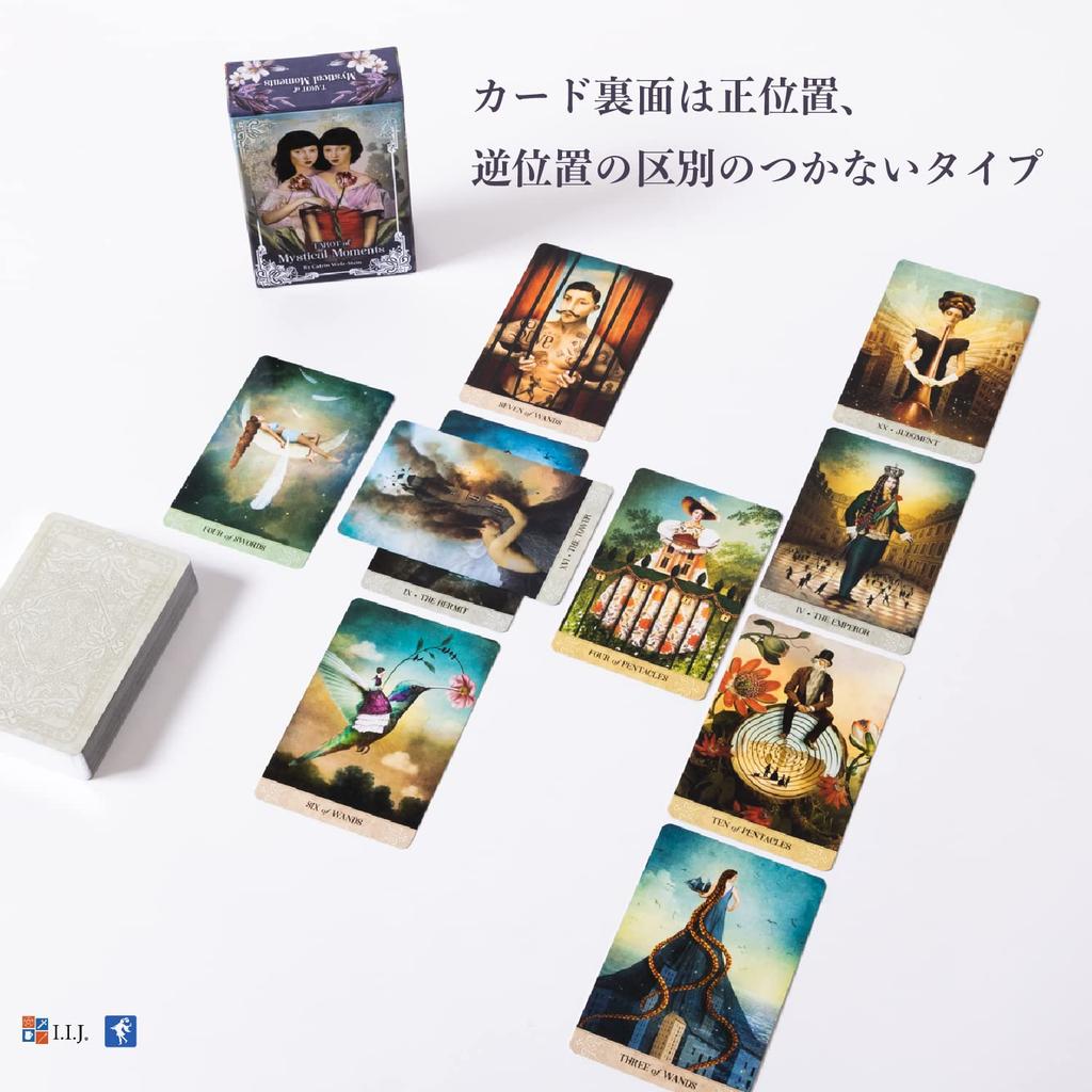 Tarot Tarot of Mystical Tarot Fortune Japanese Instruction Manual Authentic I.I.J Cards, Moments, Telling, Included,