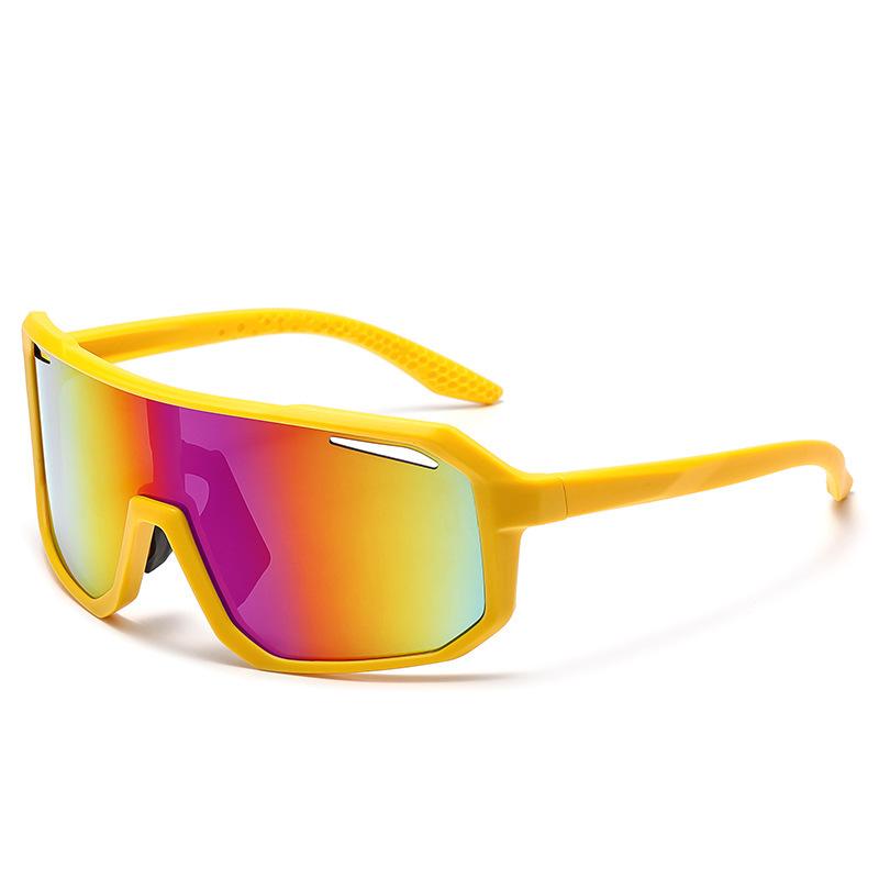 Outdoor Cycling Sports Sunglasses Windproof And Uv-Proof Unisex Large Frame Fashion High-End Big-Name Sunglasses