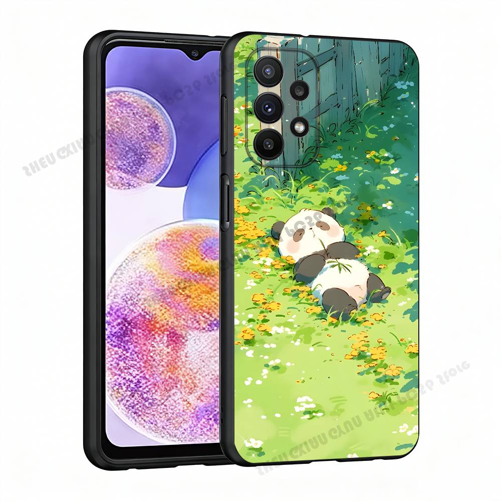 

Kawaii Panda Case For Samsung A21 31 51 53 71 20 22 30 32 42 50 10 11 4G 5G Cover Samsung A7