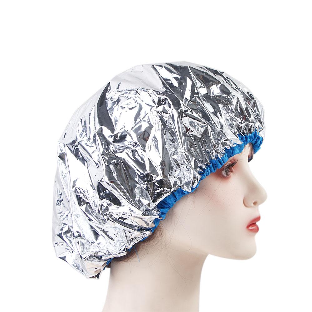 Insulation Deep Conditioning Thermal Women Aluminum Foil Cap Bathing Hat Hair Care Tool Shower Cap