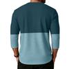 Men's  Sports  Leisure  Waverg  Three  Pieces  Buckle  Seven  Points   Sleeve  T-Shirt