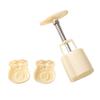 50g Durable Mooncake Mold Blessing Bag Shape Mung Bean Cake Molds Plastic Material DIY Mooncake Tools for Kitchen Baking