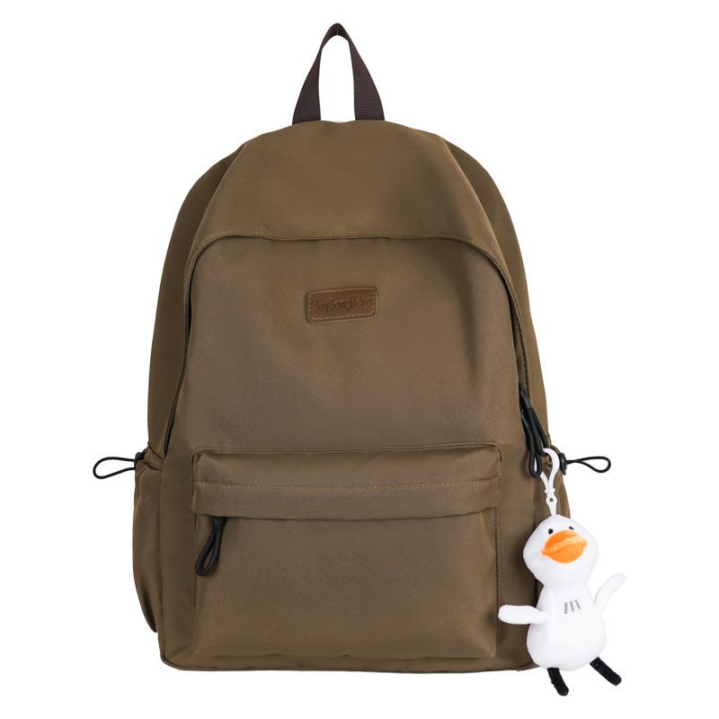 Schoolbag large capacity high value backpack commuter college style school bag high value male cute Korean version computer backpack