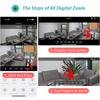 Wireless Solar Wifi PTZ Outdoor 4K 8MP Dual Len Low Power Security Battery Camera Color Night Surveillance Icsee