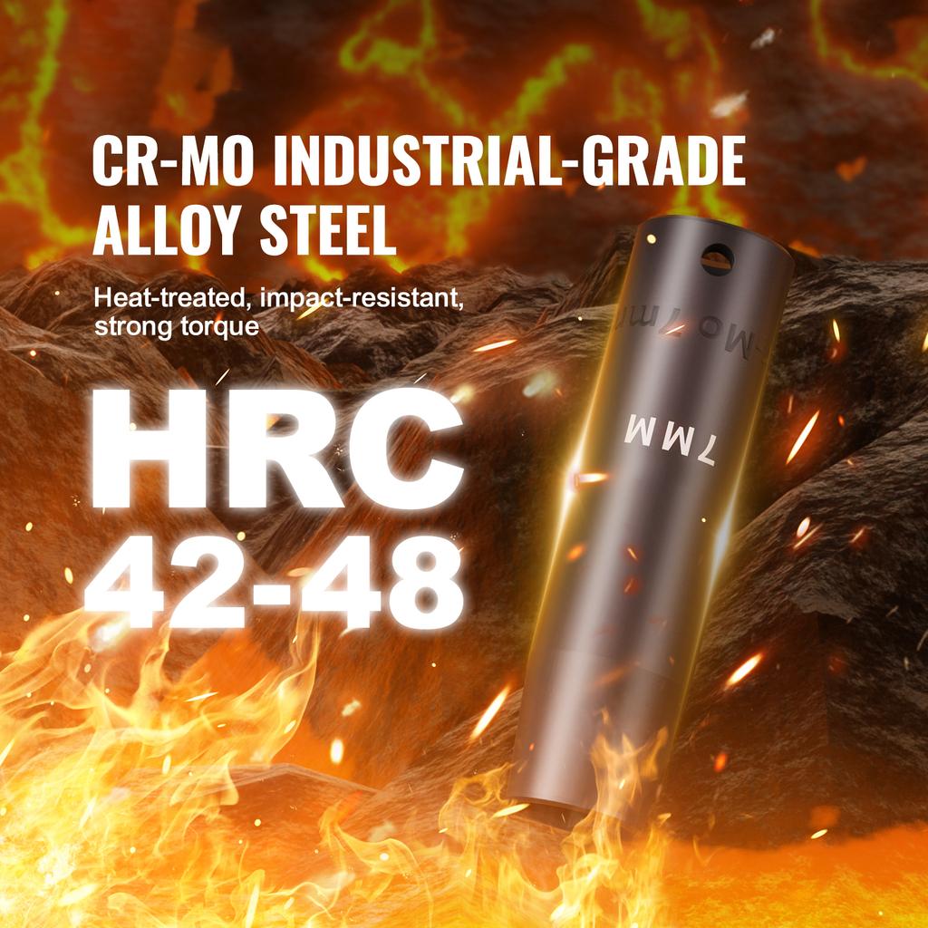 SucceBuy 1/2" 3/8" Drive Impact Socket Set 23/33/34/48/65 PCs Deep Socket Set SAE Metric Cr-V Cr-Mo Alloy Steel for Auto Repair