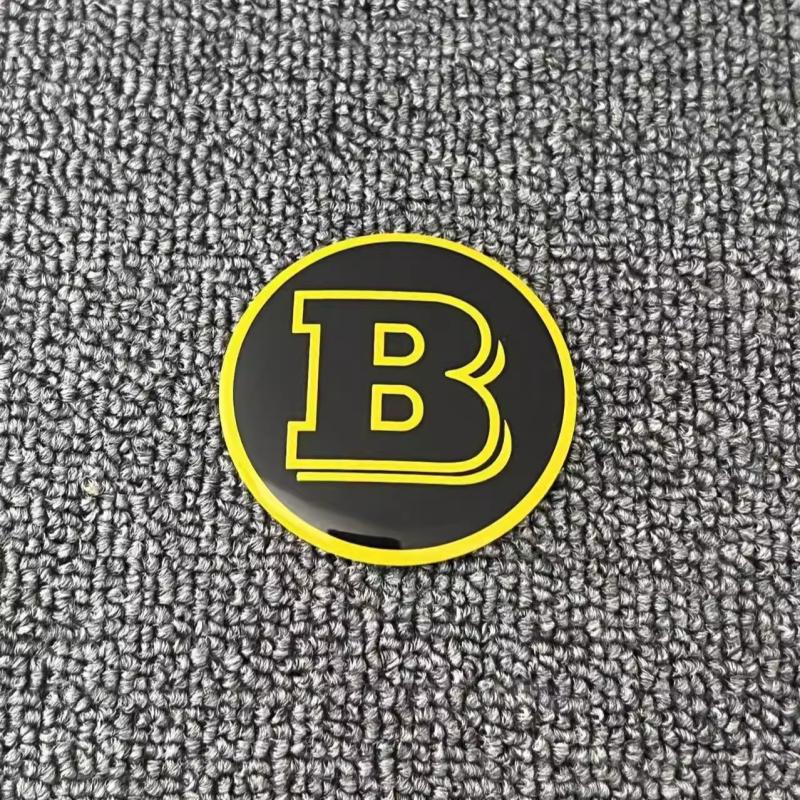 4 Stück 56mm Auto Radmitte Nabenkappe Aufkleber Zubehör Für Mercedes Benz Brabus AMG Smart Maybach W205 W203 W206 W108 W124 W126