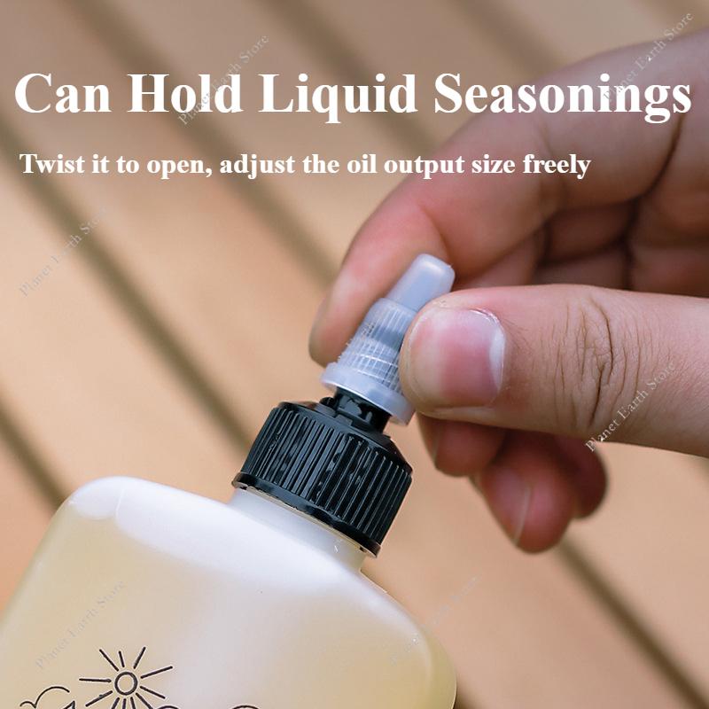 7/9Pcs-Set Camping Seasoning Bottle Set Storage Bag Portable Pepper Spice Storage Jars Set Reusable Picnic Pouch Travel Supplies