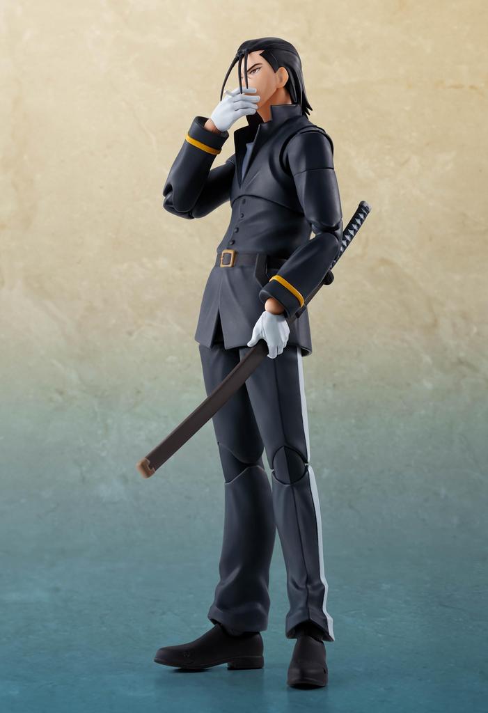 TAMASHII NATIONS Rurouni Kenshin Swordsman Romantic Hajime Saito 165mm Painted Movable Figure S.H.Figuarts -Meiji Story- Approx. PVC&ABS