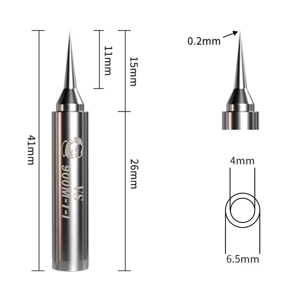 1Pcs 900M Soldering Iron Tip Lead-free Oxygen-free Copper Tips for 936 937 Soldering Stations Solder Iron Tip
