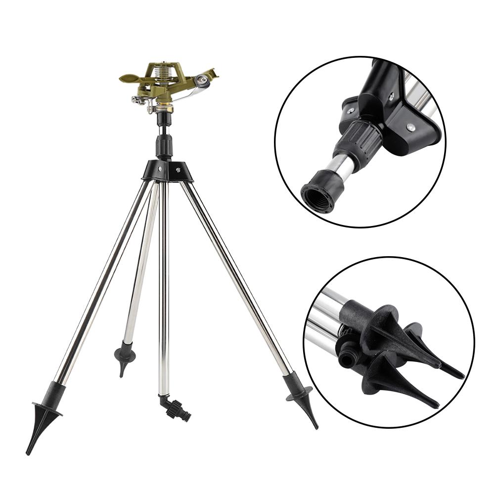 Stainless Steel Ground Insert Zinc Sprink Water Watering Sprinkler Sprayer Lawn Garden Yard