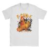 Funny F-Caw-F Chicken Humor Halloween Cotton T-Shirt For Men Summer Streetwear T-Shirts Crewneck Leisure Tees Oversized Tops