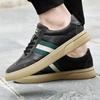 Men's shoes autumn and winter first layer cowhide men's business casual shoes men's trend wholesale flat baseplate shoes
