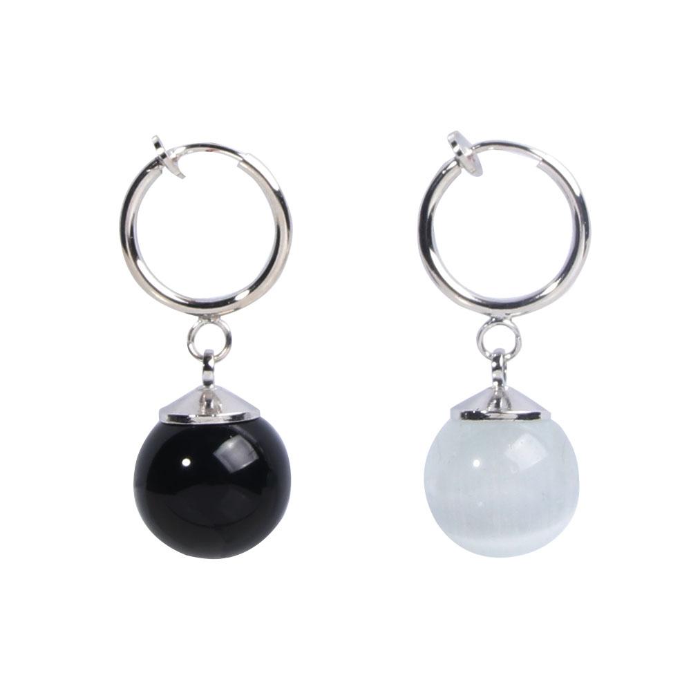 Game Genshin Impact Earring Tartaglia Hu Tao Venti Kaeya Alberich Aether Qiqi Keqing Cosplay Clip Earrings Foe Fans Jewelry Gift
