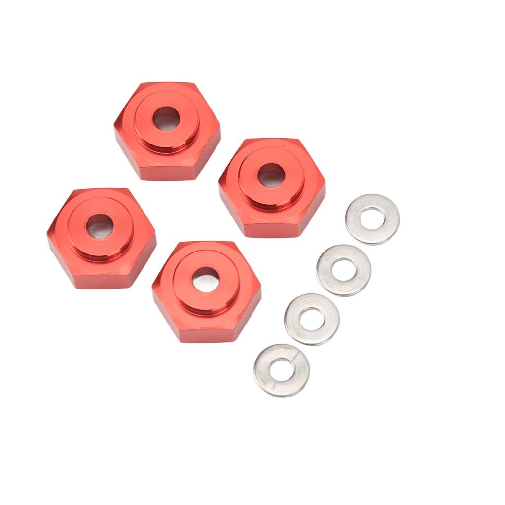 4pcs RC Hex Coupler Professional Aluminum Alloy RC Wheel Hex Adapter for 1Celsius10 RC Cars