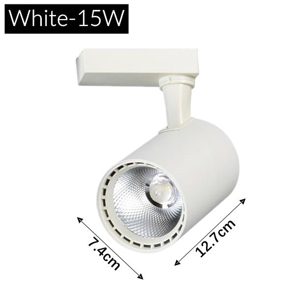 RGB LED Ceiling Track Light 12W/15W/20W Colorful COB Phase Wall Rail Spotlight Stage KTV Cloth Shop Track Lighting System AC220V