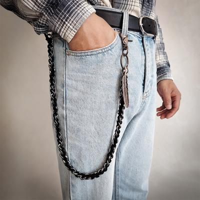Versatile Street Dance Waist Accessory Durable Metal Chain Adjustable For Performers And Trendy Outfits