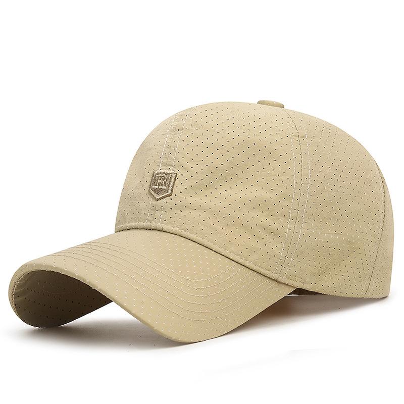 Summer Embroidered Letter Quick-Drying Hat Men Outdoor Breathable Sunshade Sunscreen Hat Sun Visor Hats Fishing Hat Peak Cap