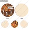 Garden Decorations,autumn Harvest Festival Decorations,wooden Hanging Decorative Signs,"hello Fall" Signs, 2D Flat Products