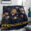 1 PZ Coperta di Flanella Fantasia THE ROOKIE Adatta a Tutte le Stagioni per Arredamento Casa Calore e Comfort Regali Regalo Festivo
