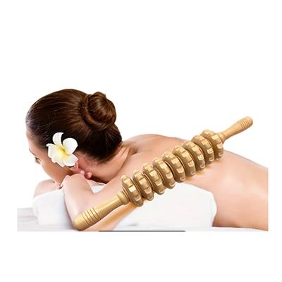 1 Stück Massagestab aus Holz zur Muskeltherapie, Triggerpunktbehandlung, Faszienbehandlung, Cellulite-Linderung an Bauch und Körper