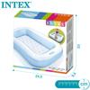 Rectangular Baby Pool, 166cm X 100cm X 25cm, Light Blue, 57403NP
