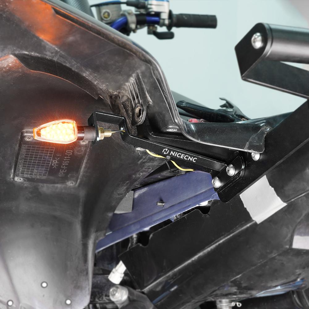 ATV Rear Turn Signal Light Mount Bracket Holder For Yamaha RAPTOR 700 700R 2013-2022 2021 2019 2018 2017 2016 2015 2014 Parts