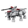 MOC Space Wars Speeder AT TE Transport Fighters Movie Model Building Blocks Bricks Kids Toys for Gifts