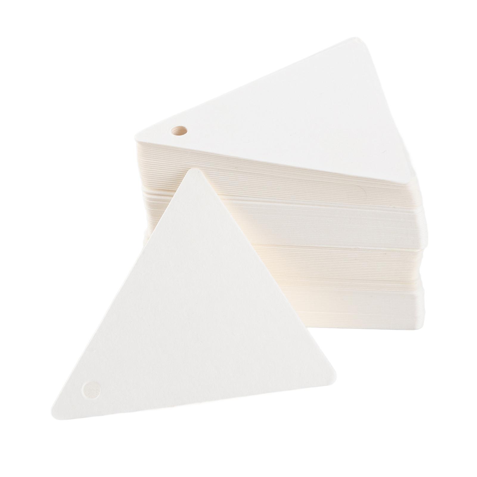 Cosyhome White 100Pcs Triangle Shape Perfume Test Strips Accurate Evaluation Disposable Fragrance Blotter Strips For Essential Oils
