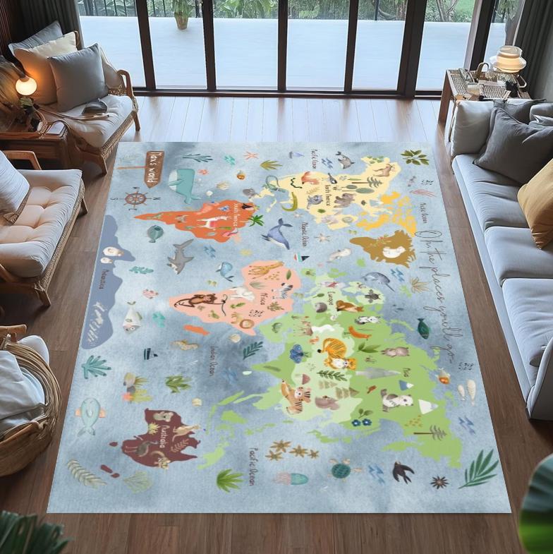 World Map Rugs Large World Map Rug World Atlas Rugs Map Rugs Hallway Rug Cool Rug Entryway Rug Pattern Rug Outdoor Rug
