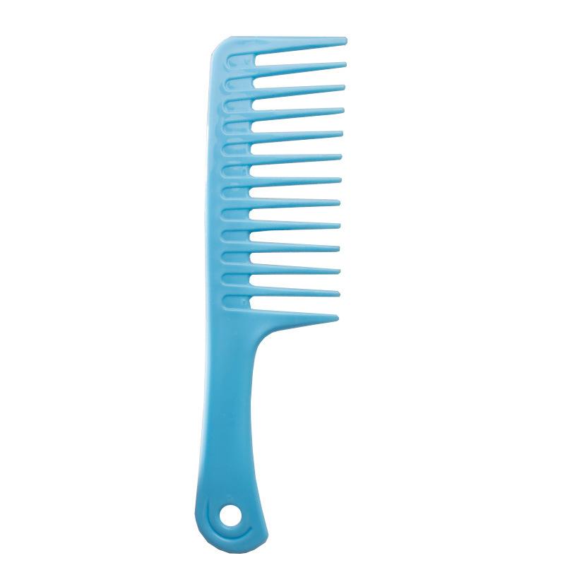Blue Hairdress Comb Heat Resistant Woman Wet Hook Curly Hair Brushes Coarse Wide Spikes Tooth Styling Tools Accessories New Pink