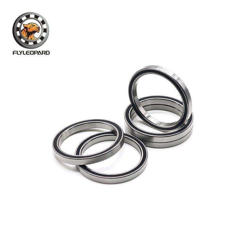 In-stock 6900 2RS Thin-walled Deep Groove Ball Bearing, 10x22x6, High-speed Motor Bearing with Blue Rubber Seal.