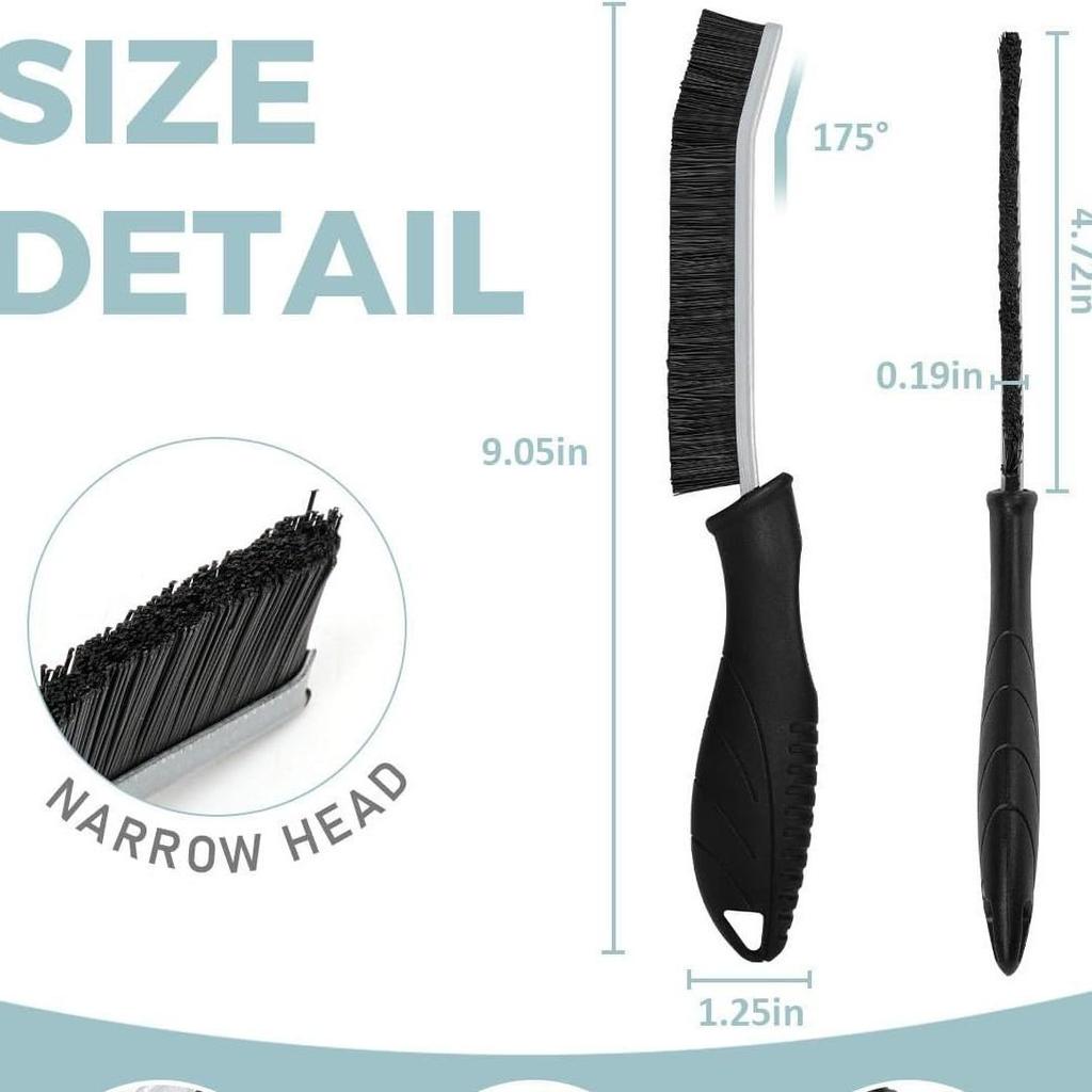 Cross-border Gap Cleaning Tool: Stiff Bristle Brush for Bathroom, Kitchen, Tile, Door, and Window Seams