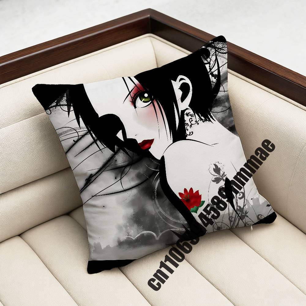 For Ren Nana Osaki Yasushi Shin Throw Pillow Case Sham 45X45Cm Decoration Square Sofa Pillowcase Pad Cover