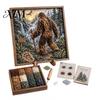 Zestaw do Artystycznego Wciskania Tkanin 3D DIY, Kreatywny Zestaw Rękodzieła, Projekty Leśne Fantasy Zwierzęta Zestaw do Prasowania dla Dorosłych Początkujących,