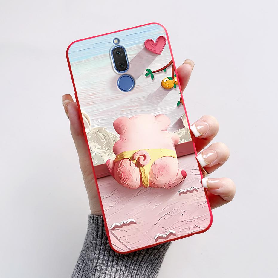For Huawei Mate 10 Lite Case Rabbit Panda Pattern Cute Silicone Funda Back Cover For Huawei G10 Nova 2i Maimang 6 RNE-L21 Shell