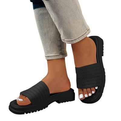 Damen Pantoffeln Flip-Flops Damen Sommer Mode Keilabsatz Schuhe Damen Hohe Plateau Pantoffeln Outdoor Sandalen Große Größen 37-42