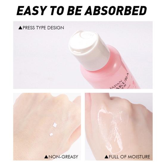100ml Essence de Soin Blanchissante Absorption Rapide Peau du Visage Hydratation Profonde Lotion Hydratante Usage Quotidien
