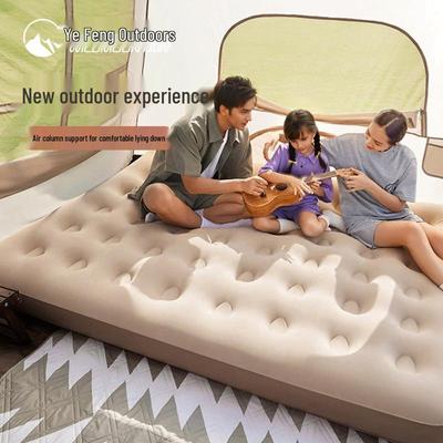 Portable Camping Tent Inflatable Sleeping Pad - Home Floor Mat (Air Pump Not Included)
