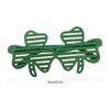 Irish Shamrock Eyeglasses Green Four Leaf Clovers Glasses Leprechaun Costume for Women Men Saint Patrick's Day Sunglass