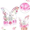 Printed Acrylic Ornament Gifts for Mom Gifts from Daughter or Son Standing Heart or Butterfly Shape Clear Acrylic Sign Mother's Day Gift for Mom