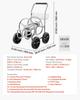 Hose Reel Cart, Hold Up to 300 ft of 5/8’’ Hose, Garden Water Hose Carts Mobile Tools with 4 Wheels, Heavy Duty Powder-coated Steel Outdoor Planting